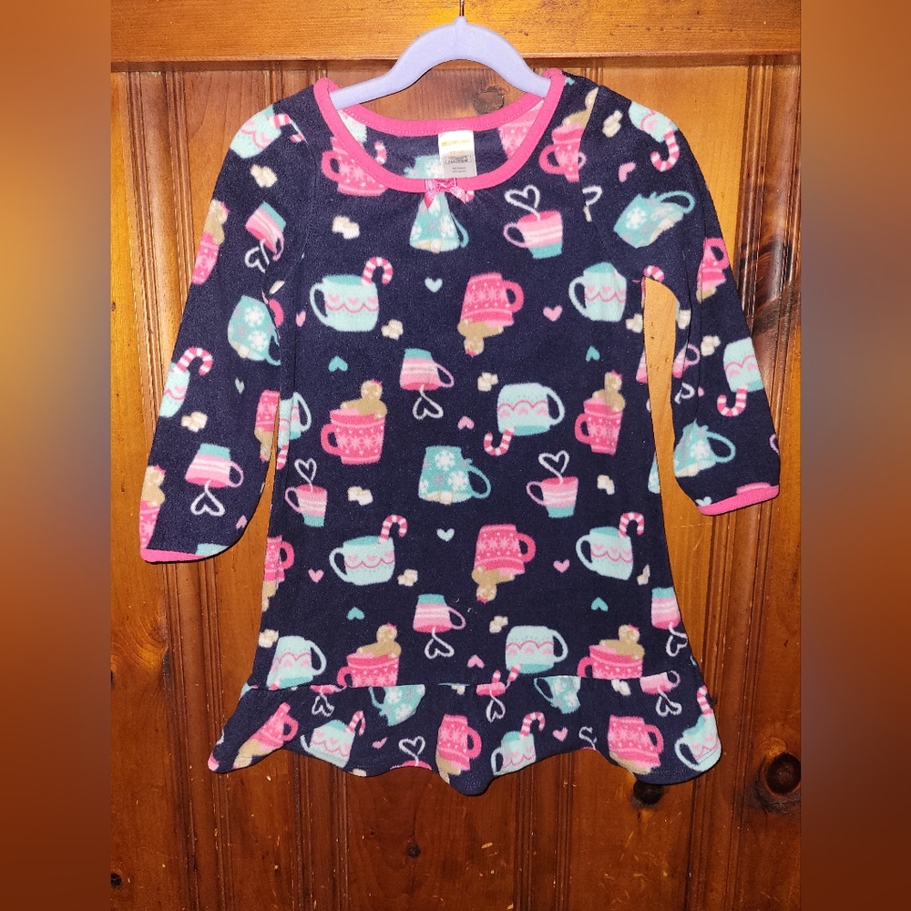 XS Girls Gymboree Fleece Nightgown